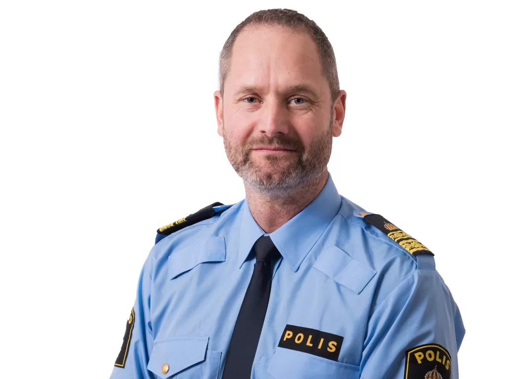 Felix Andåker, responsable de la zone de police de la ville de Stockholm.