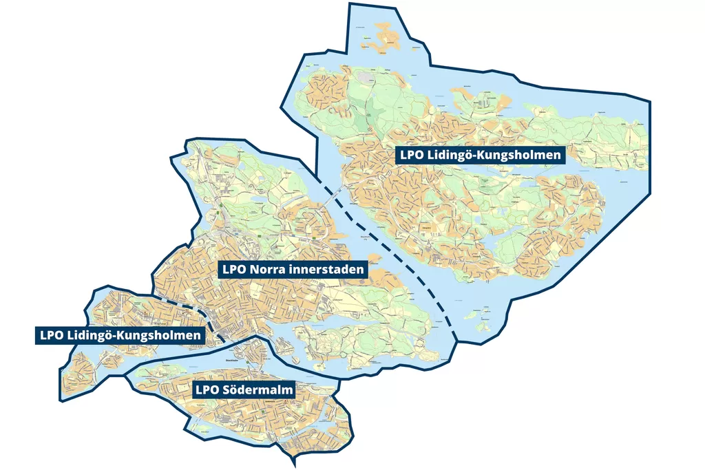 New local police areas in Stockholm city