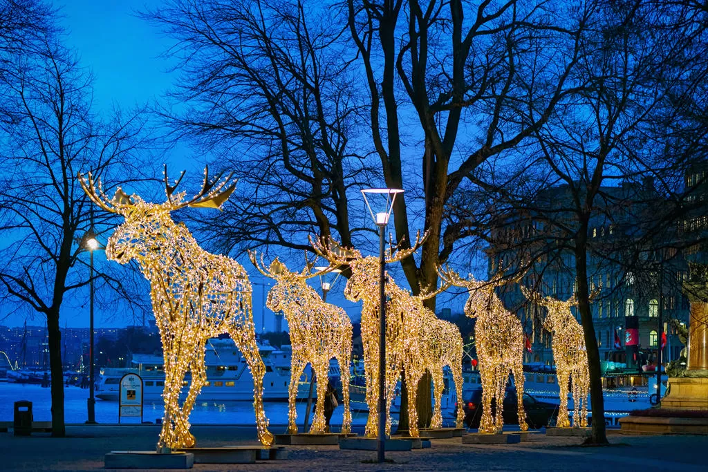 Tokiga i juleljus Stockholm lyser mest i Norden Mitt i