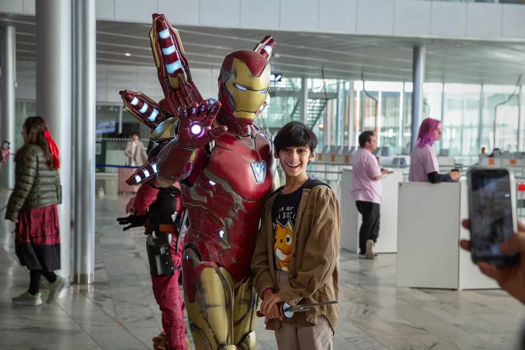 Pour Rayan Abbasi, la visite au Comic Con a été une surprise.