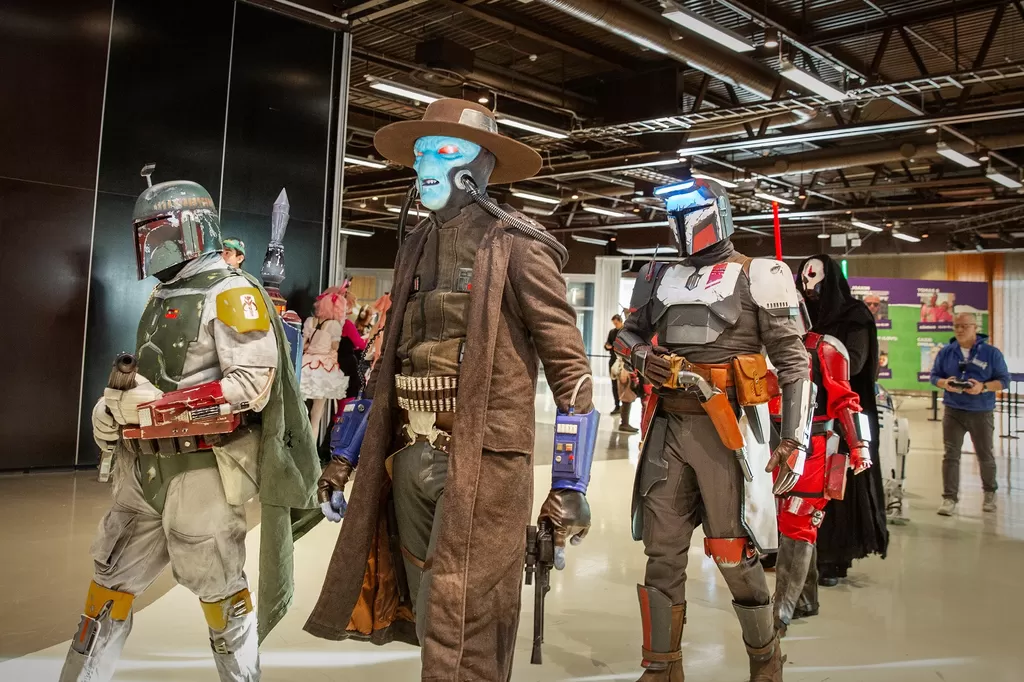 Le défilé de cosplay était dirigé par une troupe Star Wars.